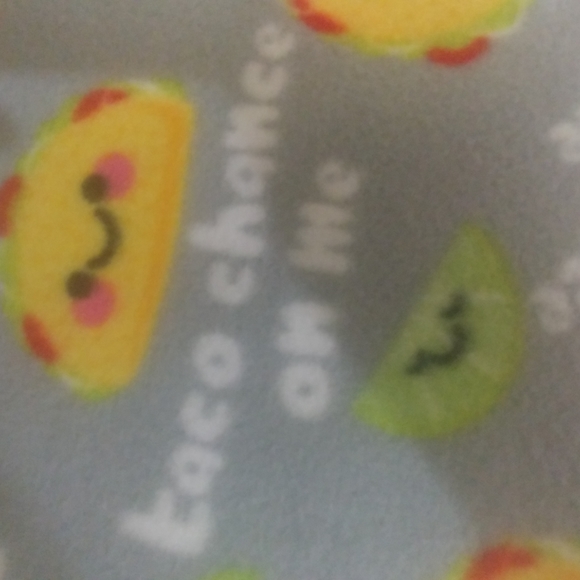 (2) Yards of Yummy Taco-Tastic Fleece Fabric 🌮 🌮 🌮😊 - Picture 7 of 8